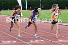 Under-17 womens 100 metres, Northern Under-15 and under-17 Championships, Wigan. Photo: David T. Hewitson/Sports for All Pics